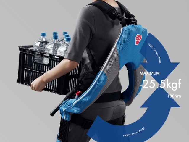 Assistive exoskeletons now available in Japanese electronic stores, lets you do serious lifting