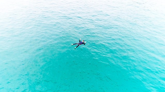We try new ‘adrift at sea’ experience and end up floating alone on the Yamaguchi coast